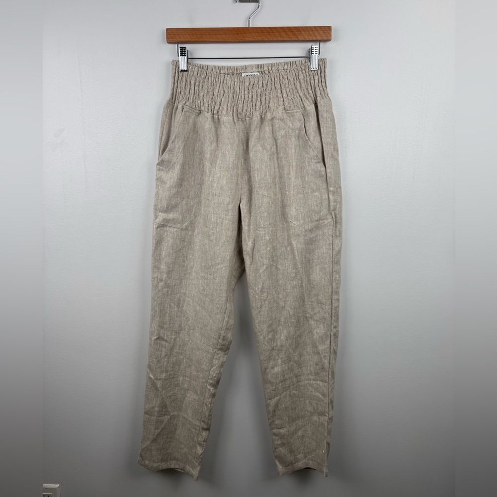 Beige Emme Mama Maternity Pants